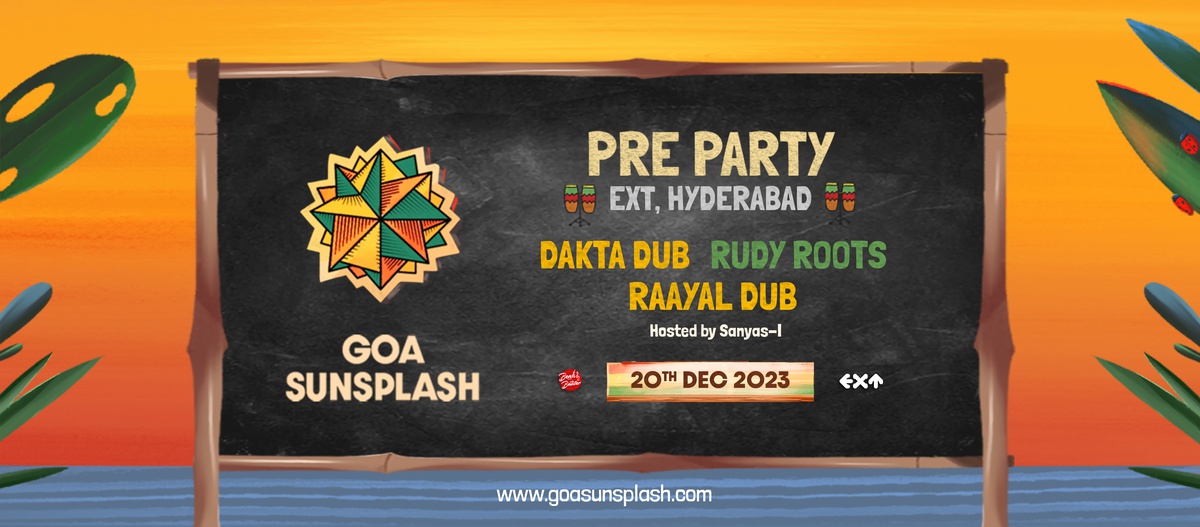 Goa Sunsplash 2024 // Hyderabad Pre-Party - Goa Sunsplash | India's Biggest Reggae Festival