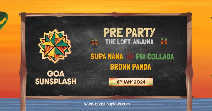 Goa Sunsplash 2024 Pre-Party //  Anjuna - Goa Sunsplash | India's Biggest Reggae Festival