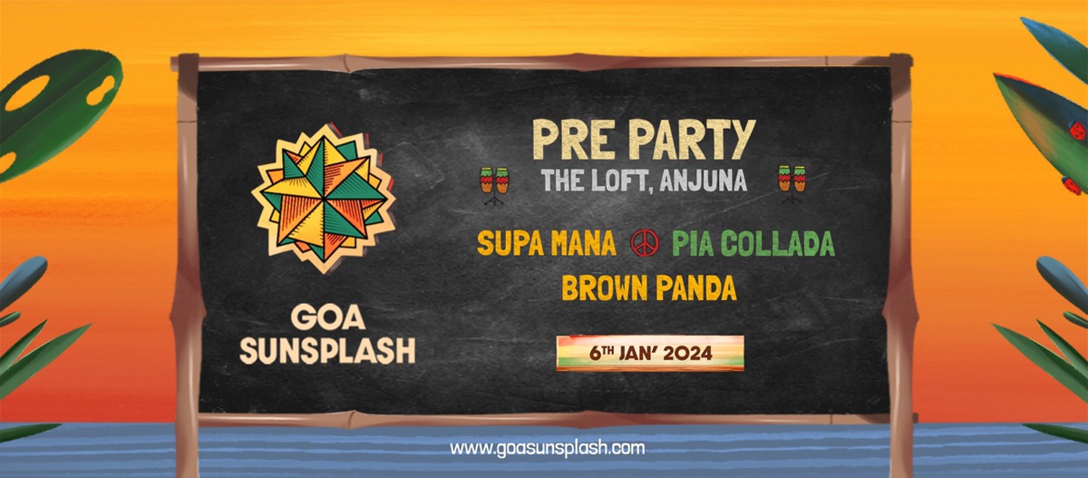 Goa Sunsplash 2024 Pre-Party //  Anjuna - Goa Sunsplash | India's Biggest Reggae Festival