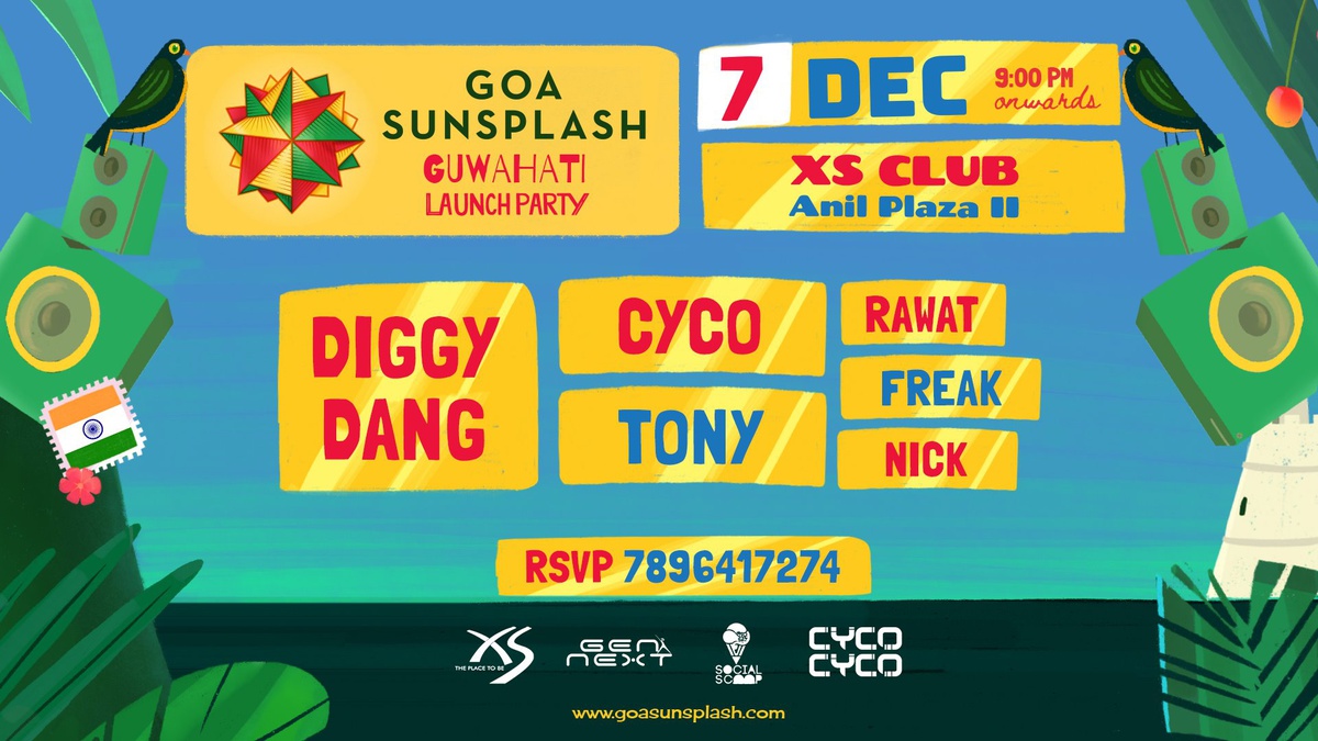 Goa Sunsplash 2020 // Guwahati Pre-Party - Goa Sunsplash | India's Biggest Reggae Festival
