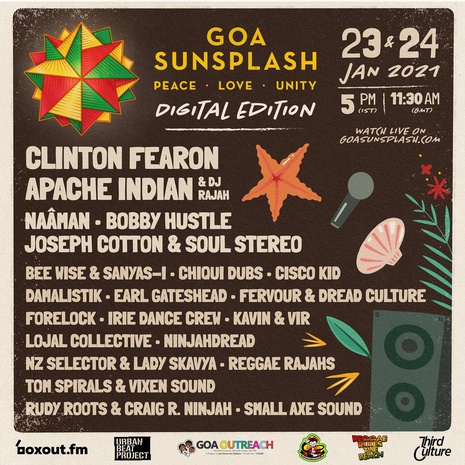 Goa Sunsplash 2021 Banner | India's Biggest Reggae Festival