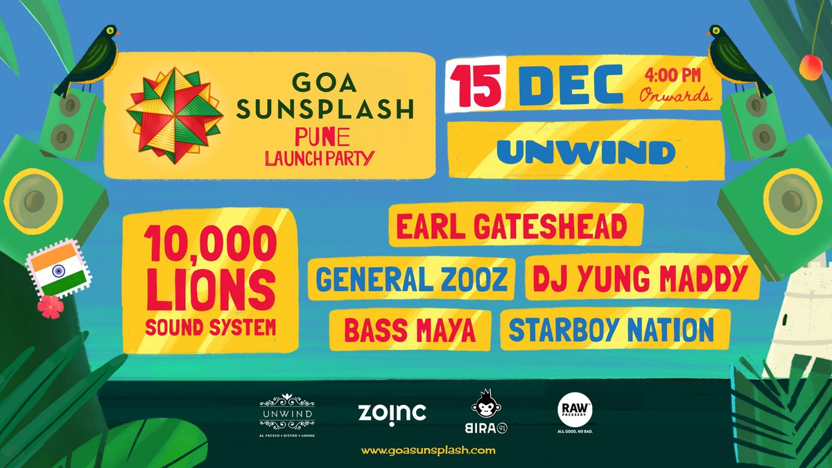 Goa Sunsplash 2020 // Pune Pre-Party - Goa Sunsplash | India's Biggest Reggae Festival
