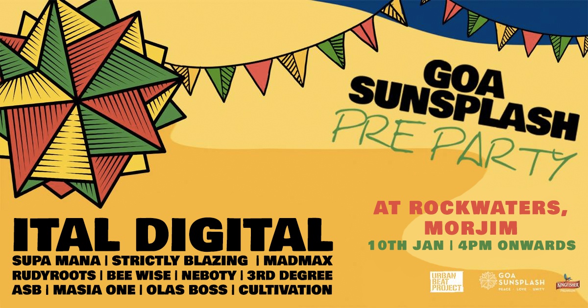 Goa Sunsplash 2019 // Goa Pre-Party at Rock Waters, Morjim - Goa Sunsplash | India's Biggest Reggae Festival