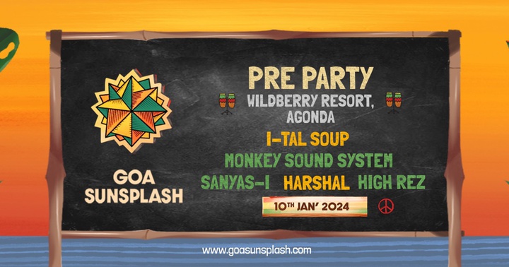 Goa Sunsplash 2024 Pre-Party 2 // South Goa - Goa Sunsplash | India's Biggest Reggae Festival