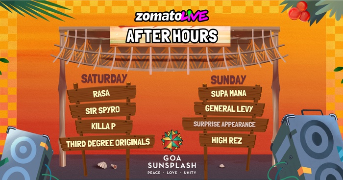Zomato Live After Hours - Goa Sunsplash | India's Biggest Reggae Festival