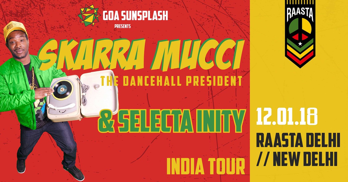 Goa Sunsplash presents Skarra Mucci (Jamaica) - Goa Sunsplash | India's Biggest Reggae Festival