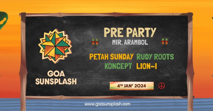 Goa Sunsplash 2024 Pre-Party // Arambol - Goa Sunsplash | India's Biggest Reggae Festival