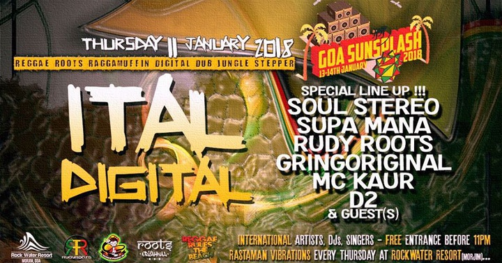 Ital Digital - Goa Sunsplash Special (Official Pre Party) - Goa Sunsplash | India's Biggest Reggae Festival
